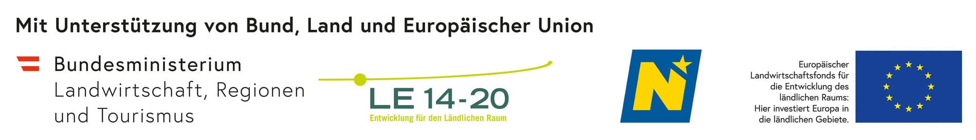 Mit Unterstützung von Bund, Land und Europäischer Union